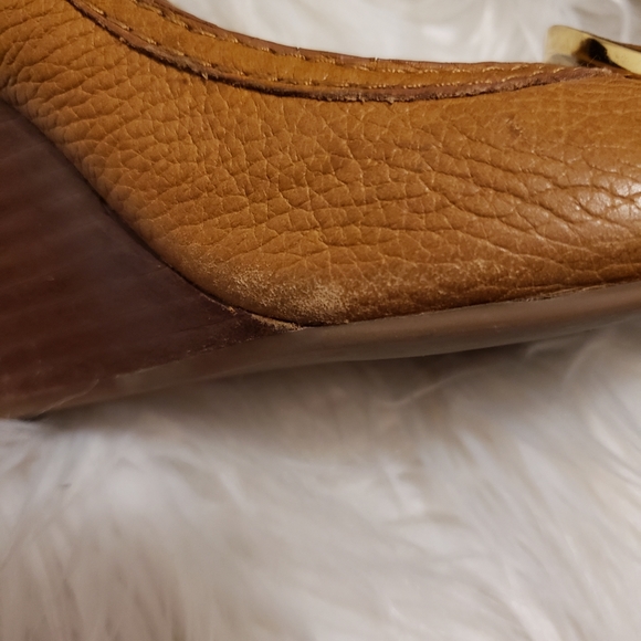 Tory BurchAmanda Open-Toe Logo Wedge Sz 5.5M - Picture 11 of 14